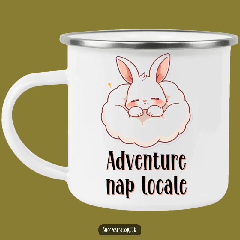 Funny Rabbit Outdoor Mug: Enjoy Hot Drinks with Sleepy Charm Gift